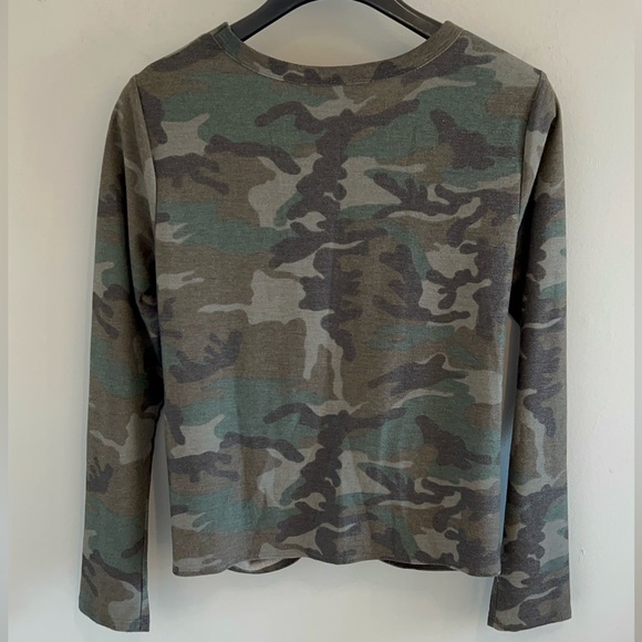 DREW, Womens, Twist Tie, Front, Camouflage, Top. - Picture 3 of 10